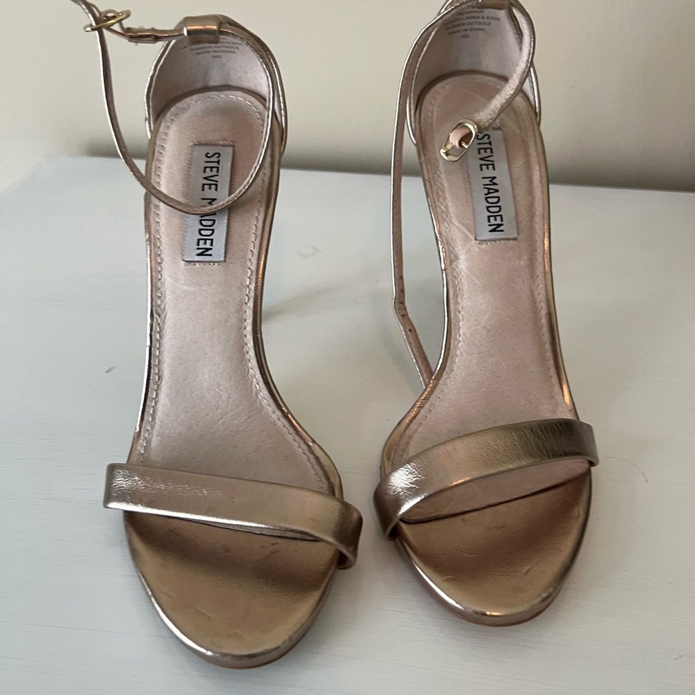 Steve Madden Stecy Stiletto - Bronze Sz 7